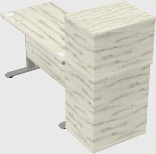 Height-adjustable desk - grade 3 w/cabinet