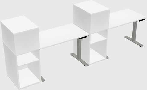 Height-adjustable Desk - Grade 3 W/cabinet
