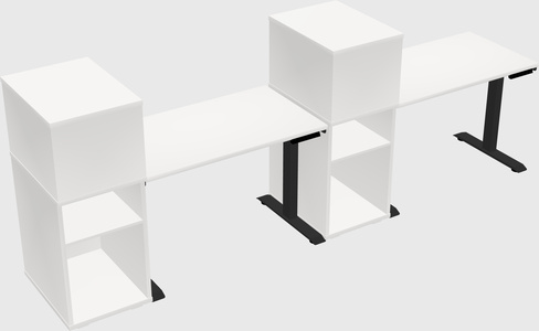 Height-adjustable Desk - Grade 3 W/cabinet