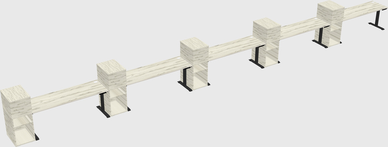 Height-adjustable Desk - Grade 3 W/cabinet