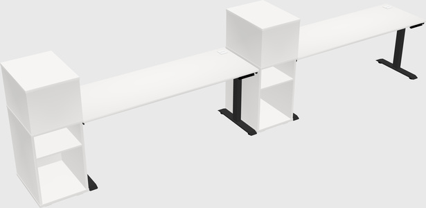 Height-adjustable Desk - Grade 3 W/cabinet