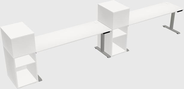 Height-adjustable Desk - Grade 3 W/cabinet