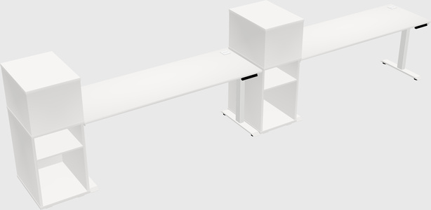 Height-adjustable Desk - Grade 3 W/cabinet