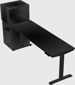 Height-adjustable desk - grade 3 w/cabinet