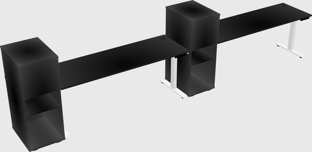 Height-adjustable Desk - Grade 3 W/cabinet