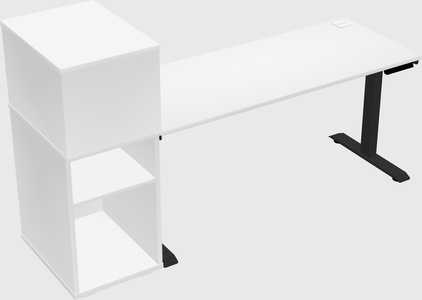 Height-adjustable desk - grade 3 w/cabinet