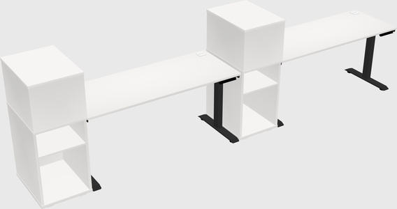 Height-adjustable Desk - Grade 3 W/cabinet