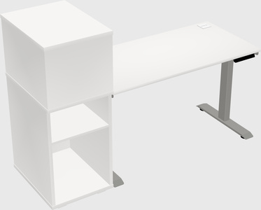 Height-adjustable desk - grade 3 w/cabinet