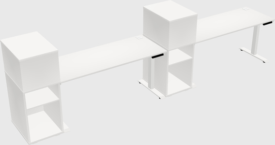 Height-adjustable Desk - Grade 3 W/cabinet