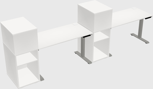 Height-adjustable Desk - Grade 3 W/cabinet