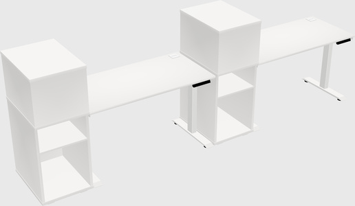 Height-adjustable Desk - Grade 3 W/cabinet