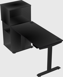 Height-adjustable desk - grade 3 w/cabinet