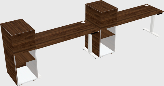 Height-adjustable Desk - Grade 3 W/cabinet