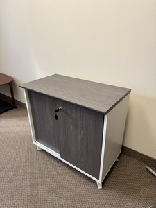 Sliding door cabinet