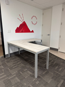 L-shaped desk