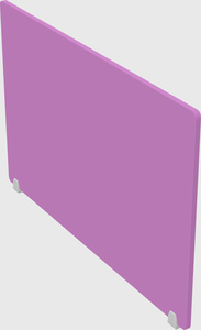 Desk divider panel