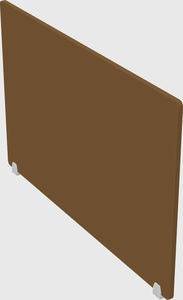 Desk divider panel
