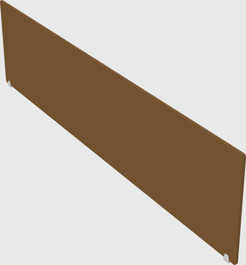 Desk divider panel