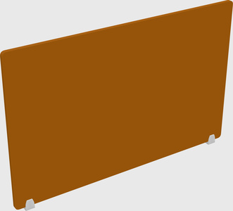 Desk divider panel