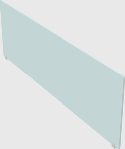 Desk divider panel