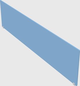 Desk divider panel