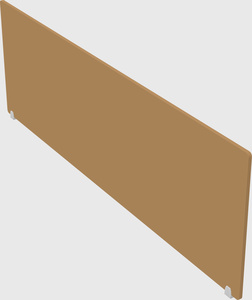 Desk divider panel