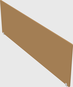 Desk divider panel