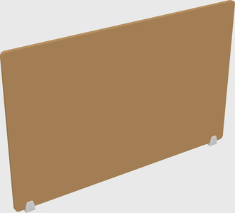 Desk divider panel