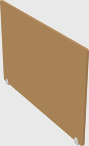 Desk divider panel