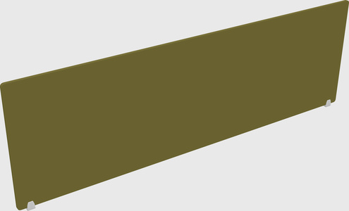 Desk divider panel
