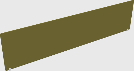 Desk divider panel