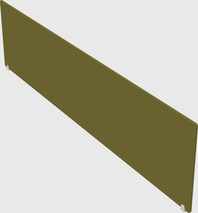 Desk divider panel