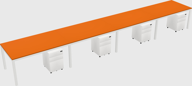 Rectangular desk