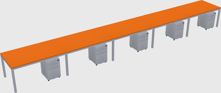 Rectangular desk