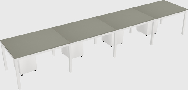 Rectangular desk