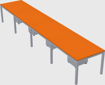 Rectangular desk
