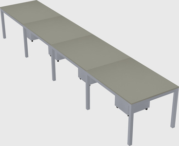 Rectangular desk