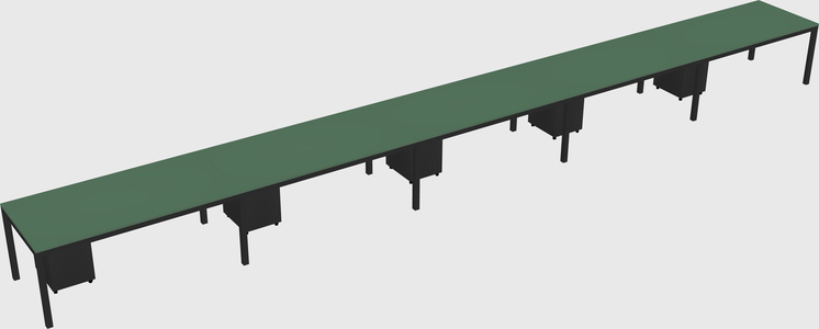 Rectangular desk