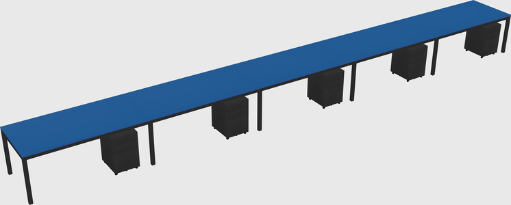 Rectangular desk