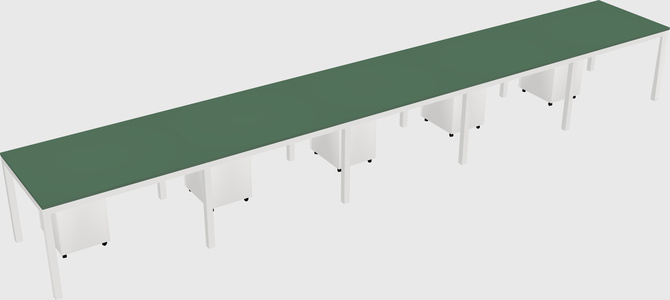 Rectangular desk