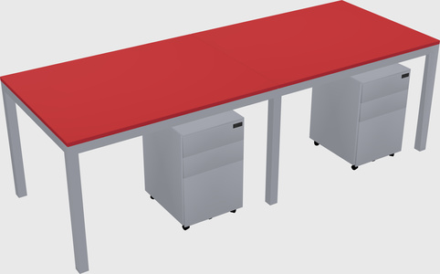 Rectangular desk