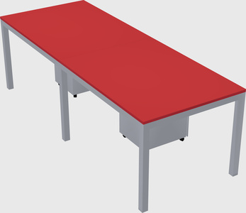 Rectangular desk