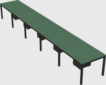 Rectangular desk