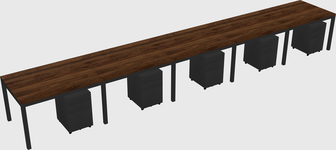 Rectangular desk