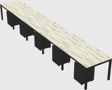 Rectangular desk