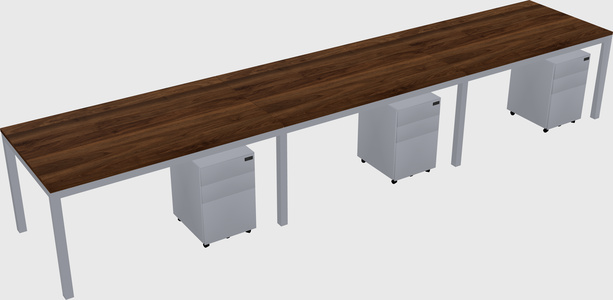 Rectangular desk