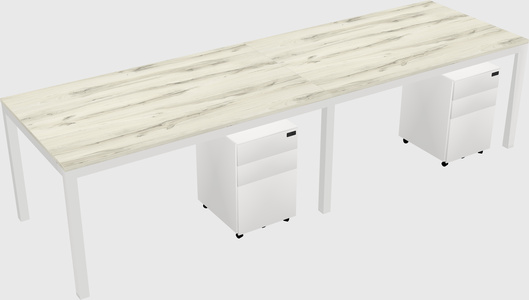 Rectangular desk