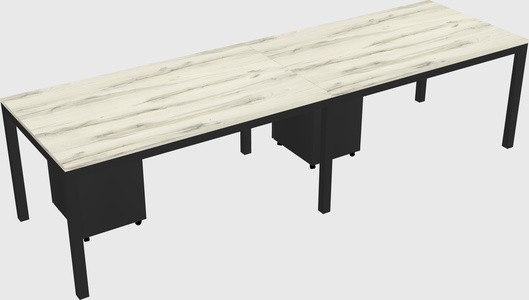 Rectangular desk