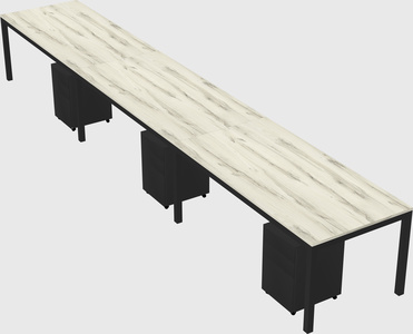Rectangular desk