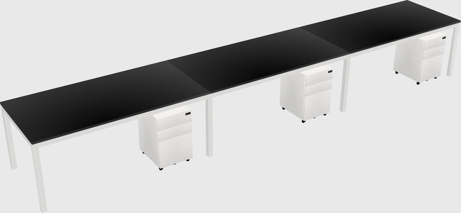 Rectangular desk